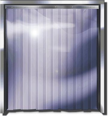 Strip curtain door
