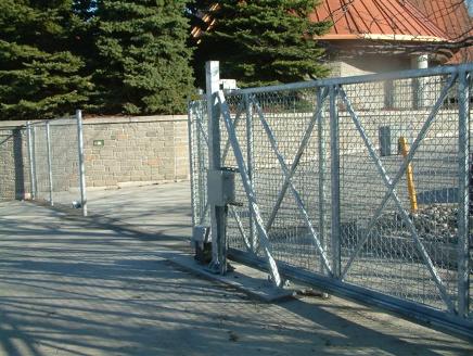 Sliding security gate
